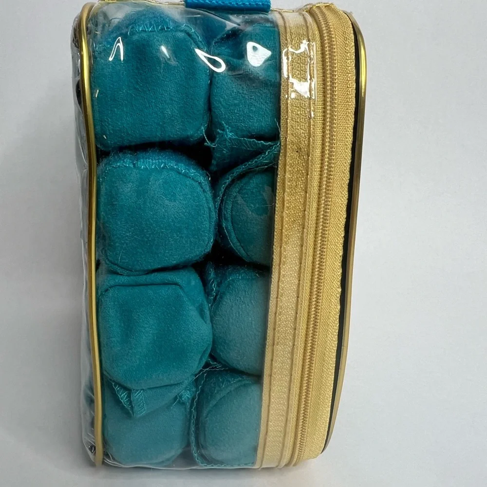 Sleep Styler Foam Rollers Hair Curlers Blue‎ 8ct Large (6 inch) Soft Rollers
